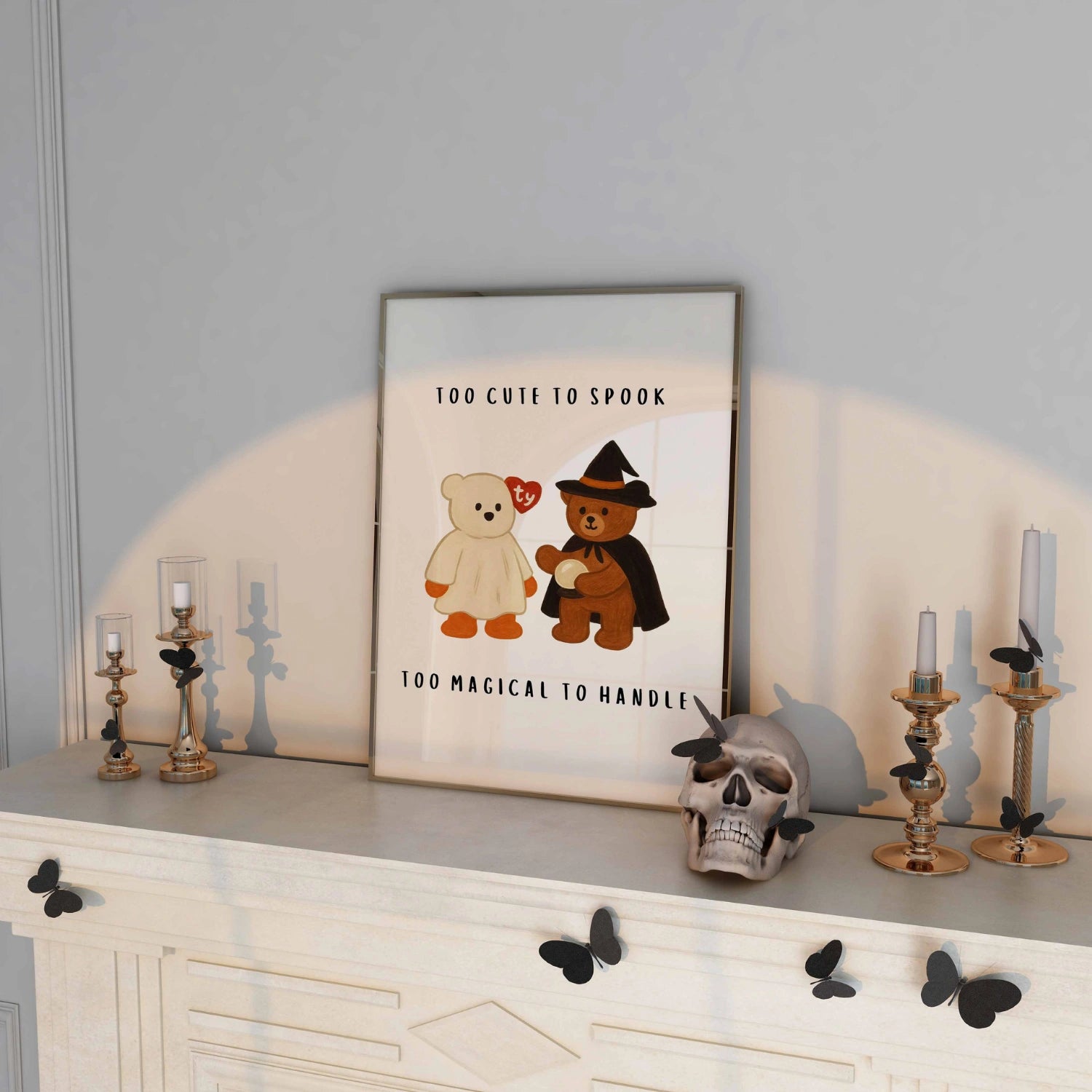 Decorazione murale troppo carina per spaventare: berretto di Halloween