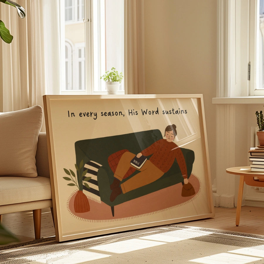 In ogni stagione la sua parola sostiene l'arte murale - Stampa cristiana autunnale
