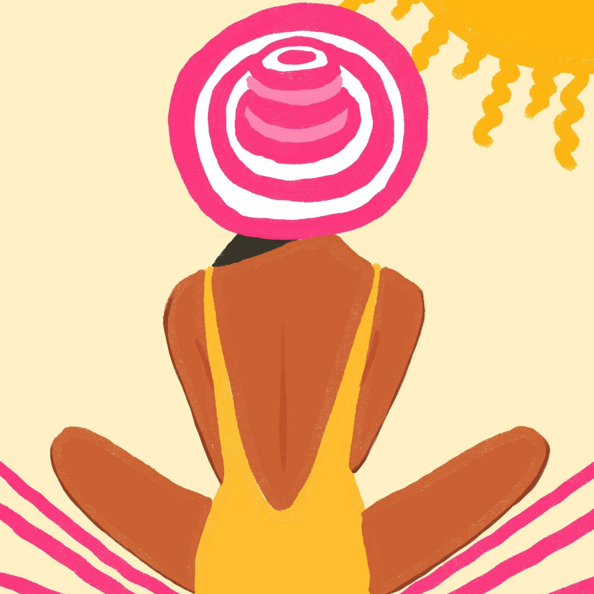 Stampa murale "Beach Girl" - Stampa estiva costiera