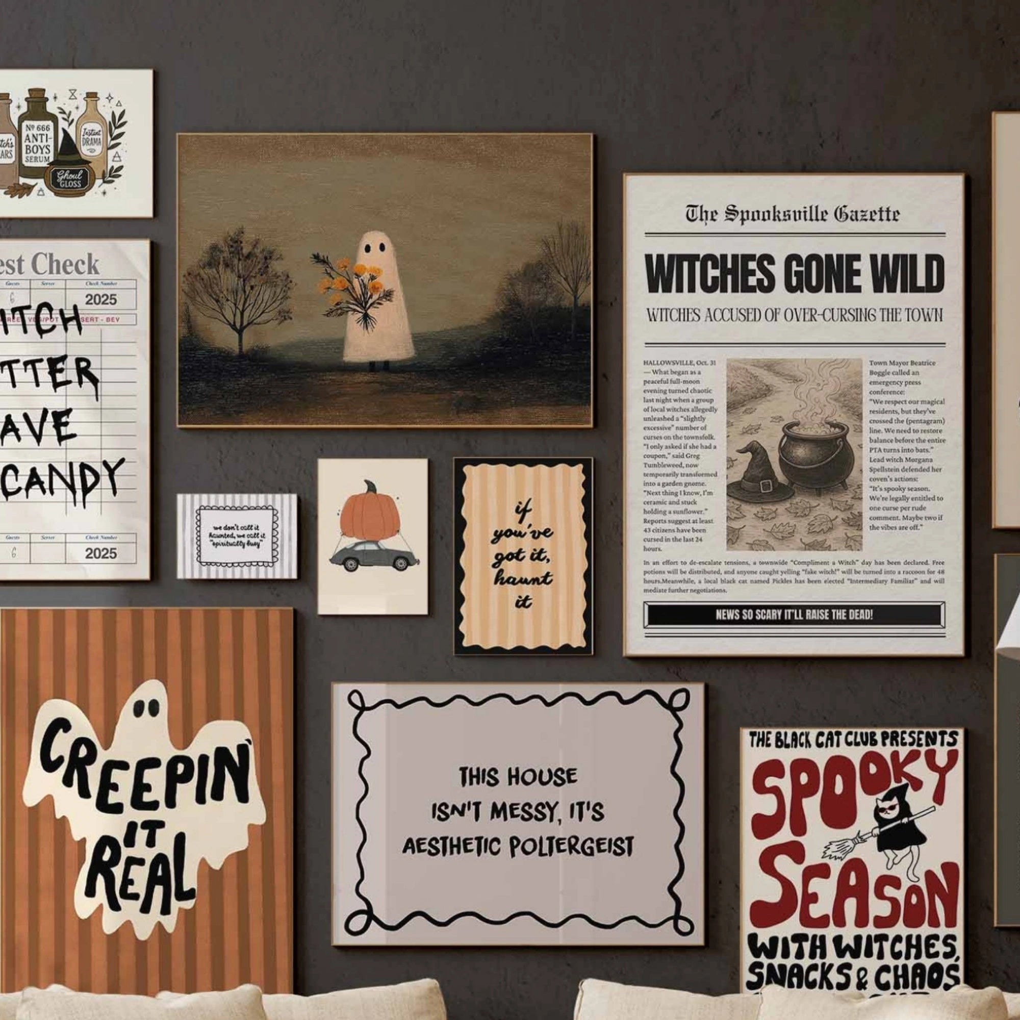 Decorazioni di Halloween fatte a mano - oltre 200 stampe