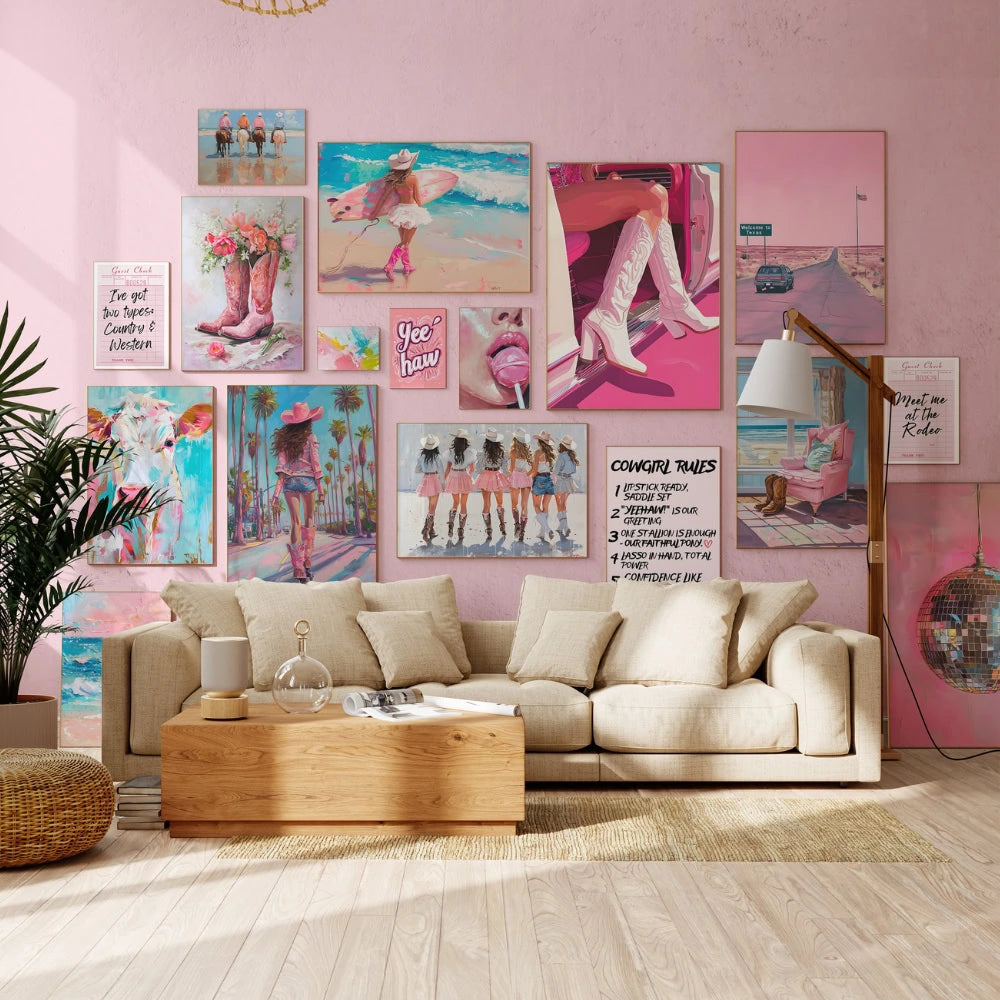 Maximalist Cowgirl, oltre 220 stampe