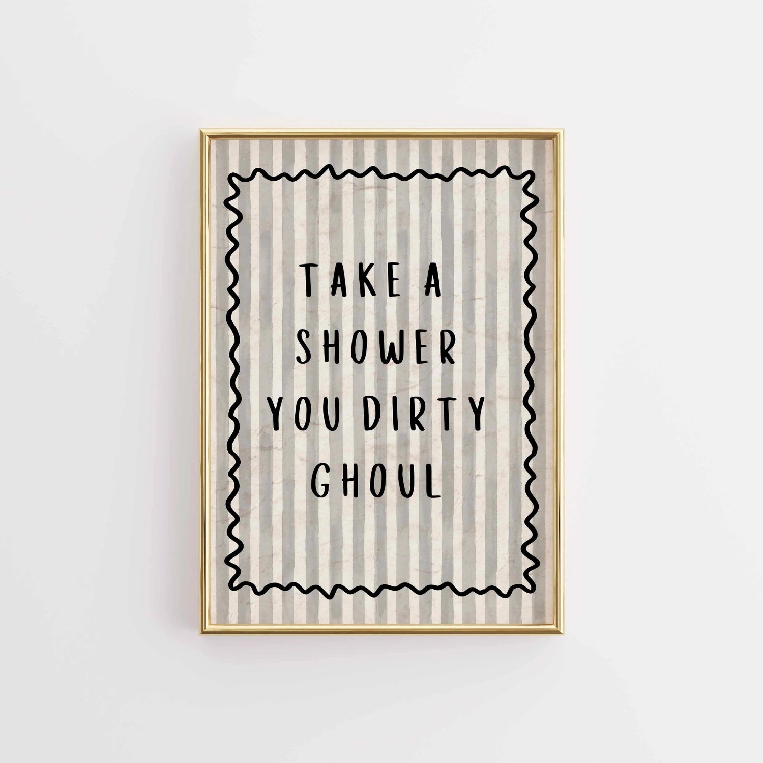 Divertente decorazione murale per il bagno di Halloween