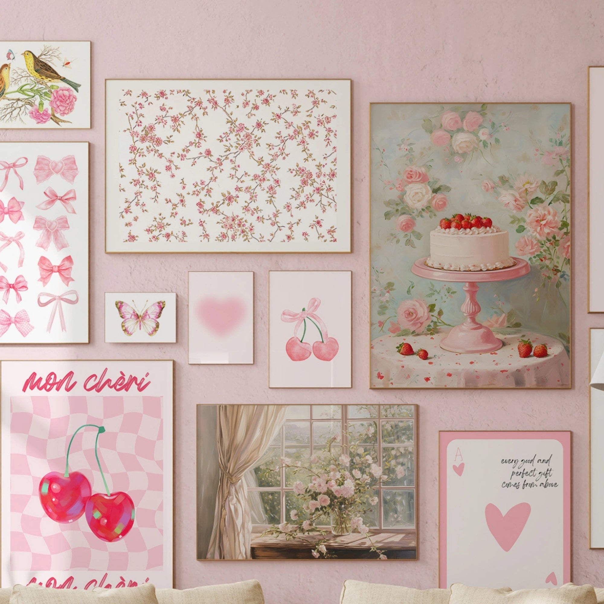 Coquette Decor, oltre 200 stampe