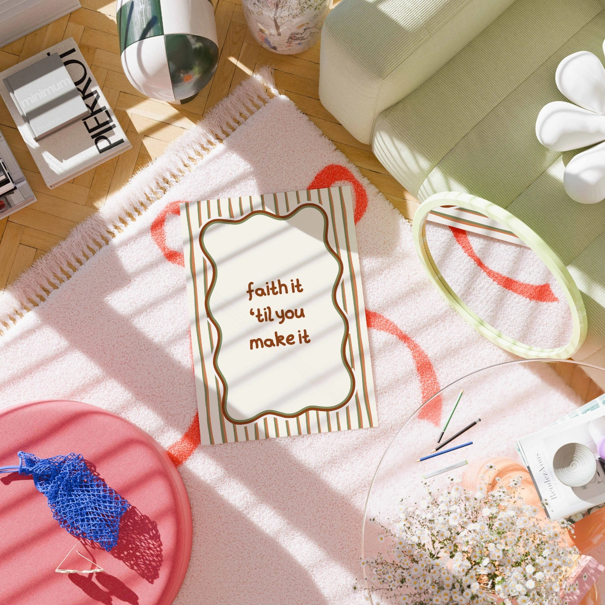 Decorazione con versetto biblico motivazionale