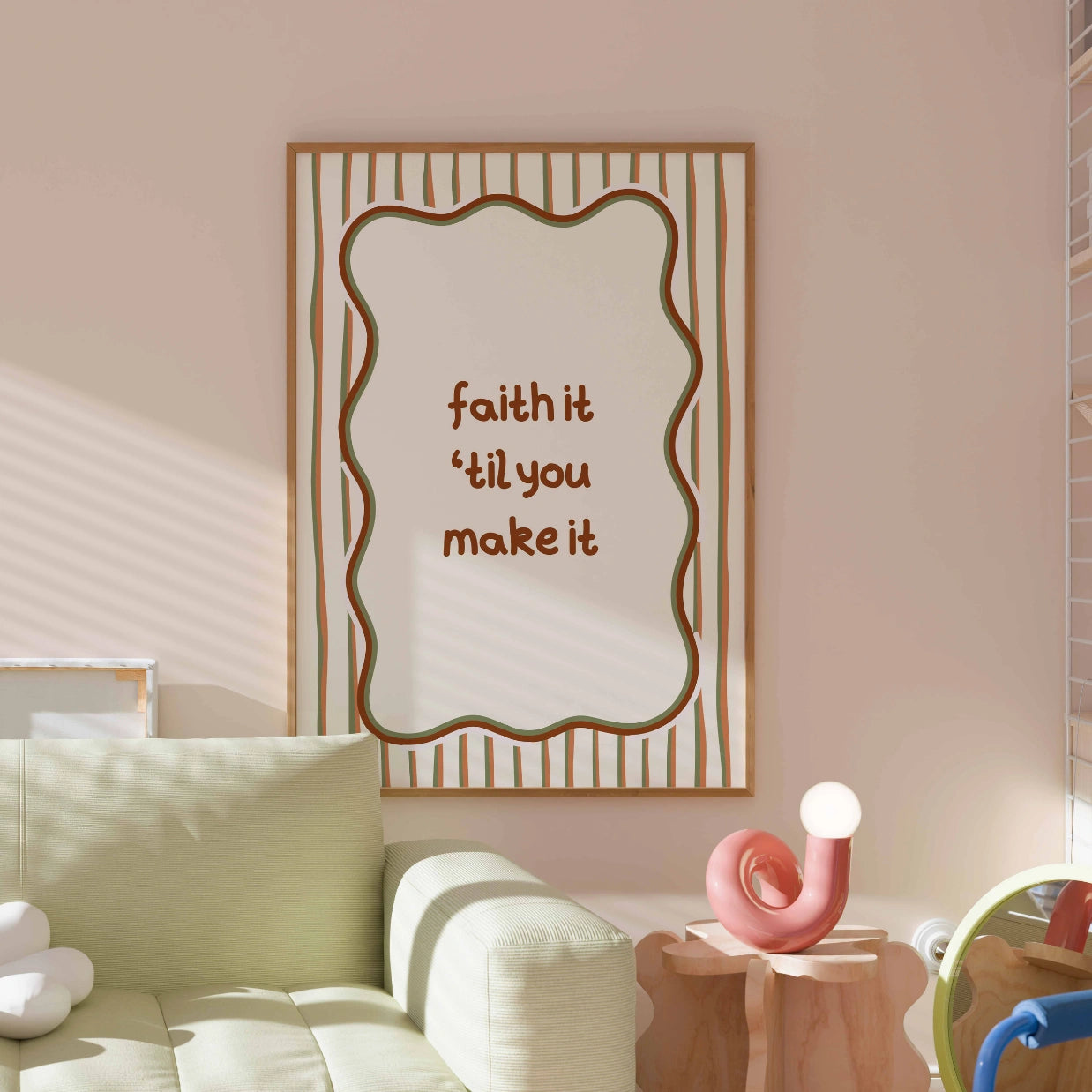 Decorazione con versetto biblico motivazionale