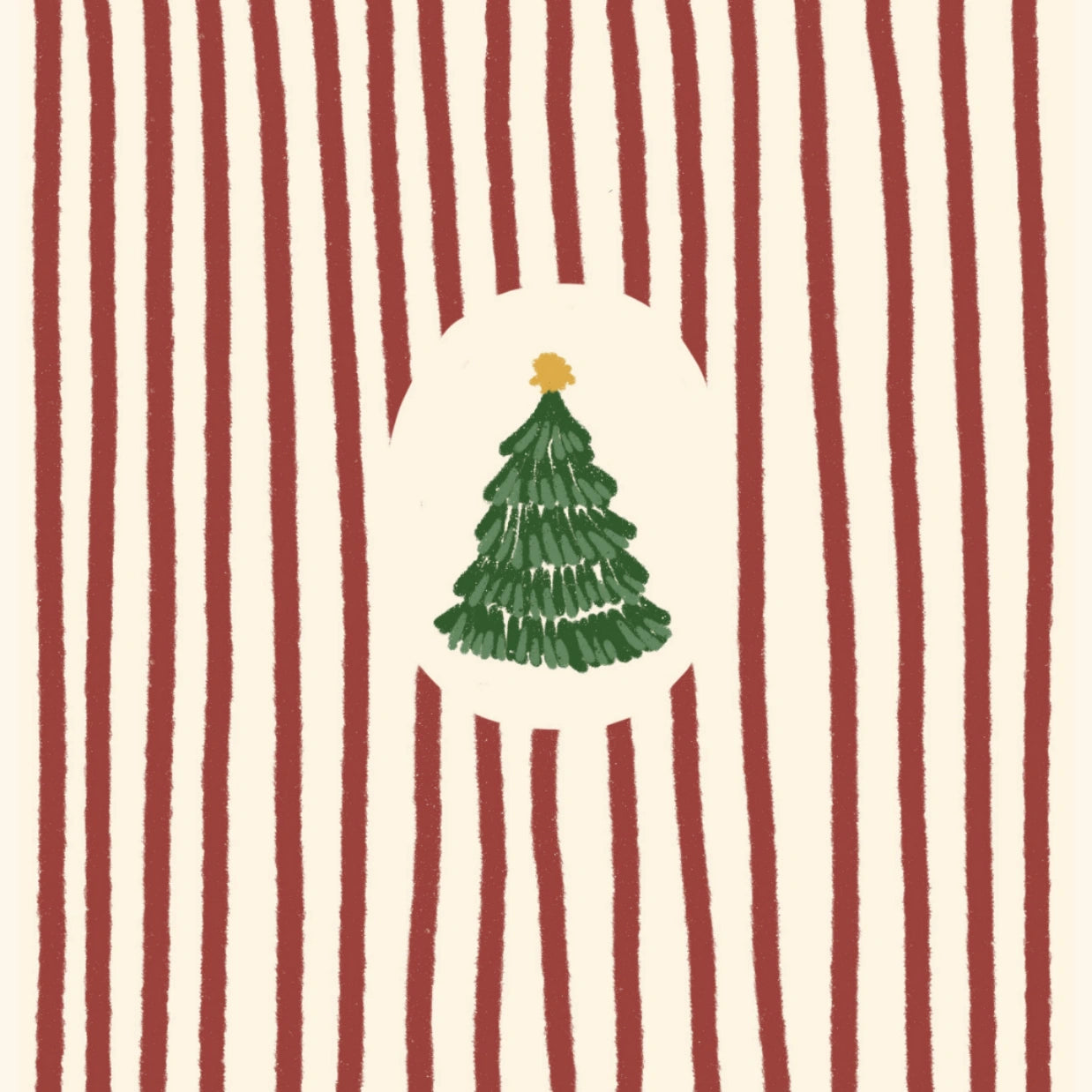 Stampa artistica moderna da parete natalizia