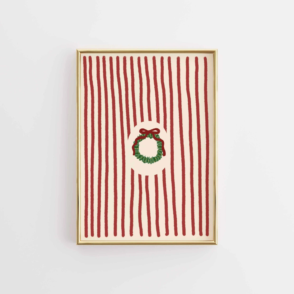 Stampa a ghirlanda a righe