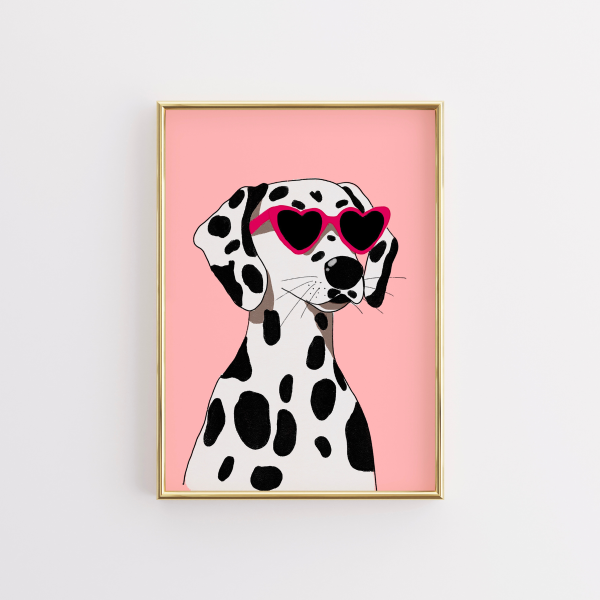 Dalmata Wall Art – Poster con un simpatico cane