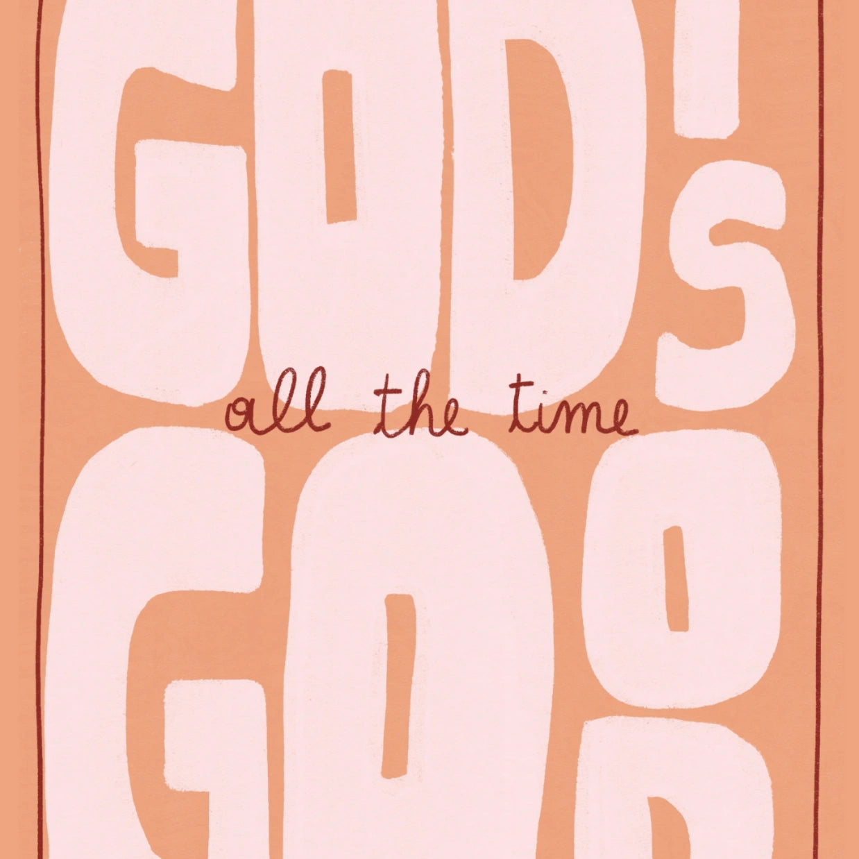 Poster colorato con citazione biblica