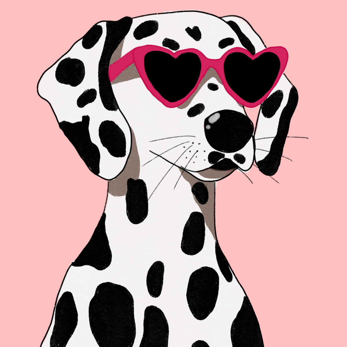 Dalmata Wall Art – Poster con un simpatico cane