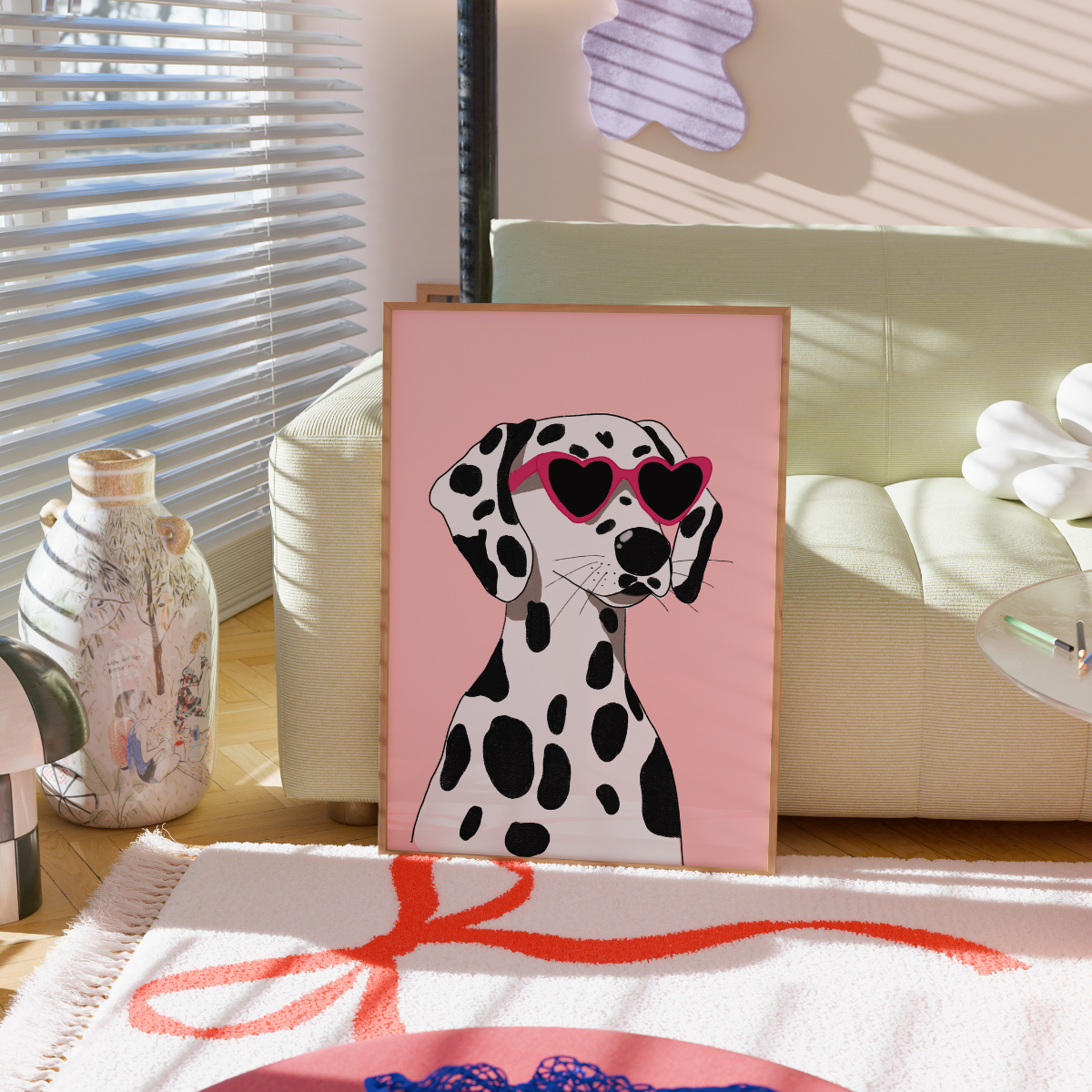 Dalmata Wall Art – Poster con un simpatico cane