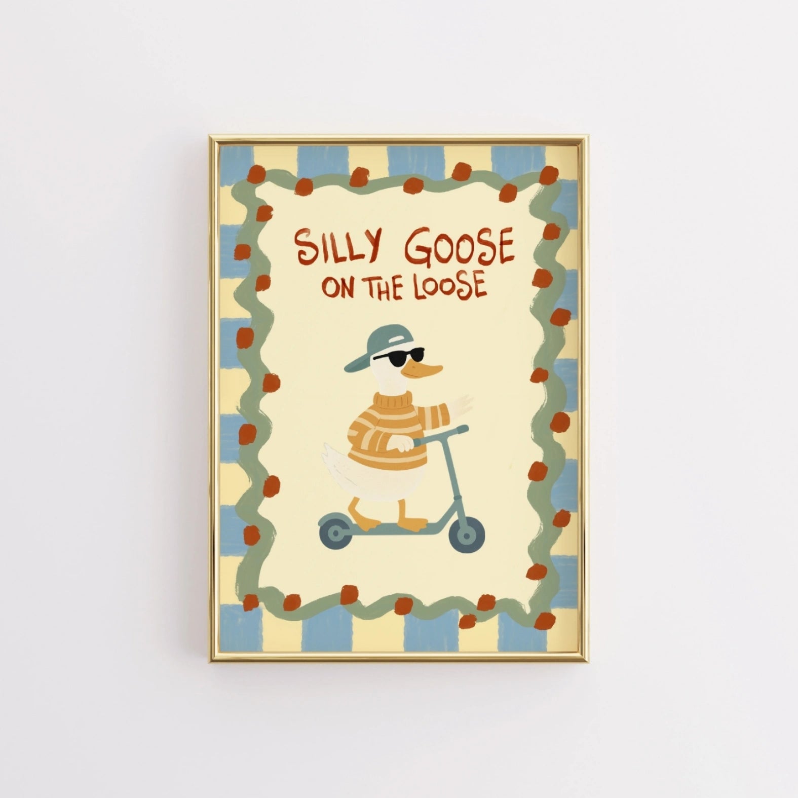 Stampa per bambini Silly Goose