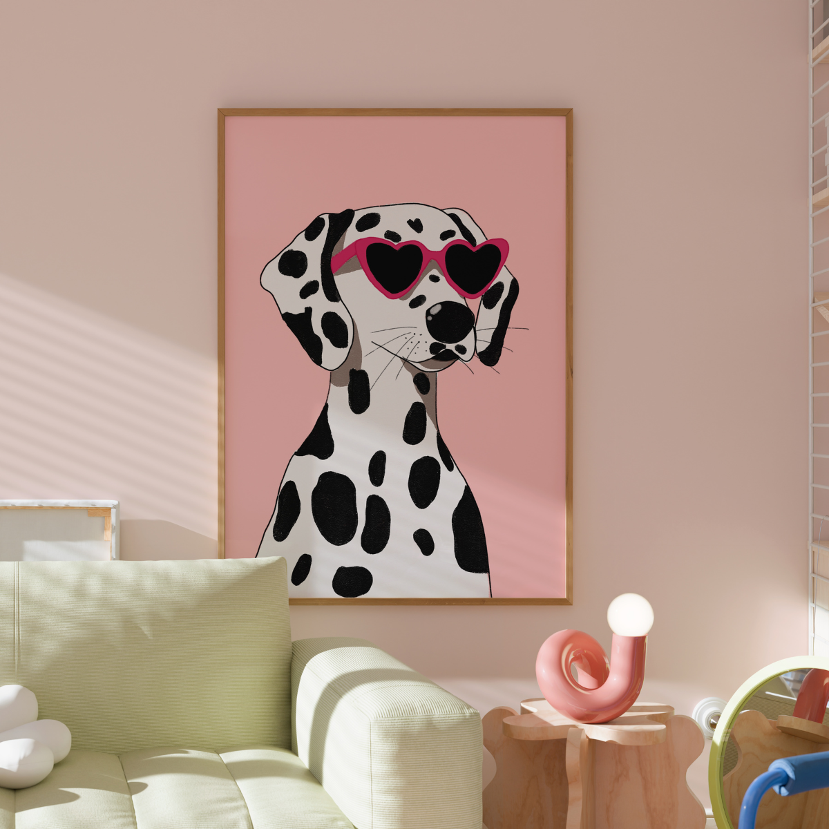 Dalmata Wall Art – Poster con un simpatico cane