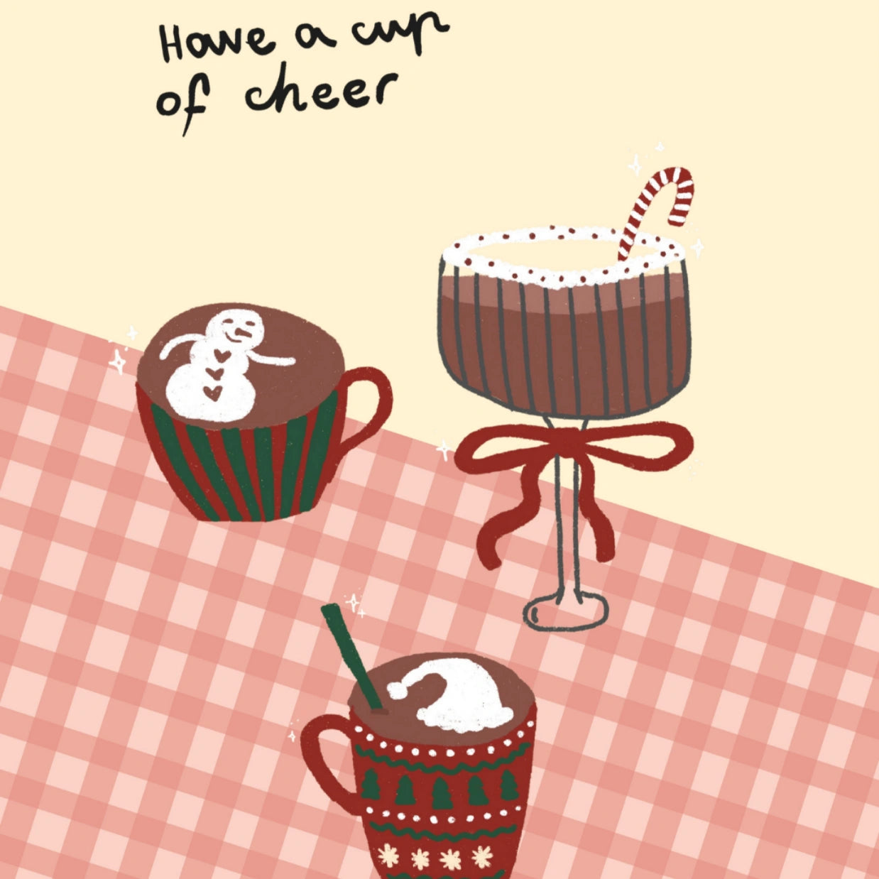 Stampa natalizia accogliente