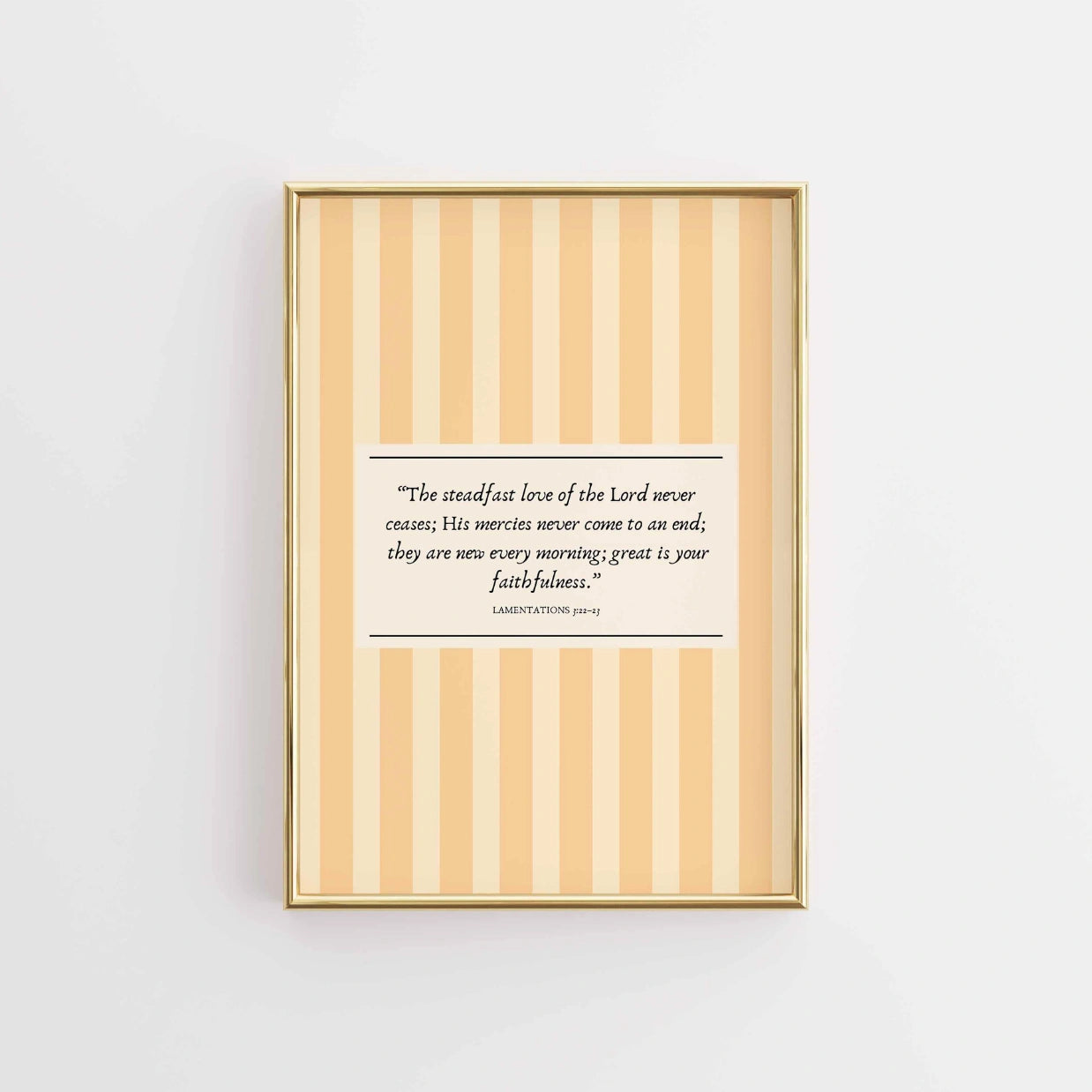 Poster minimalista basato sulla fede