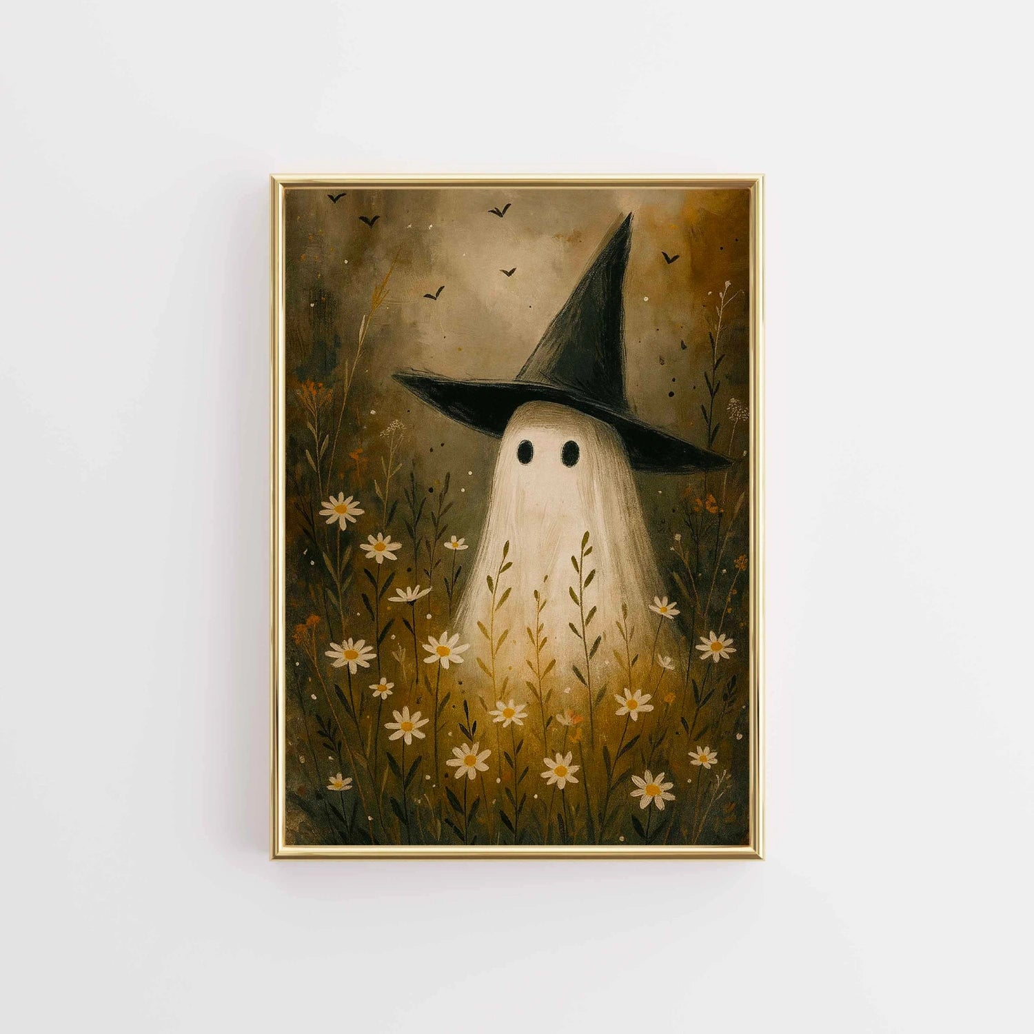Stampa fantasma strega Cottagecore – Halloween