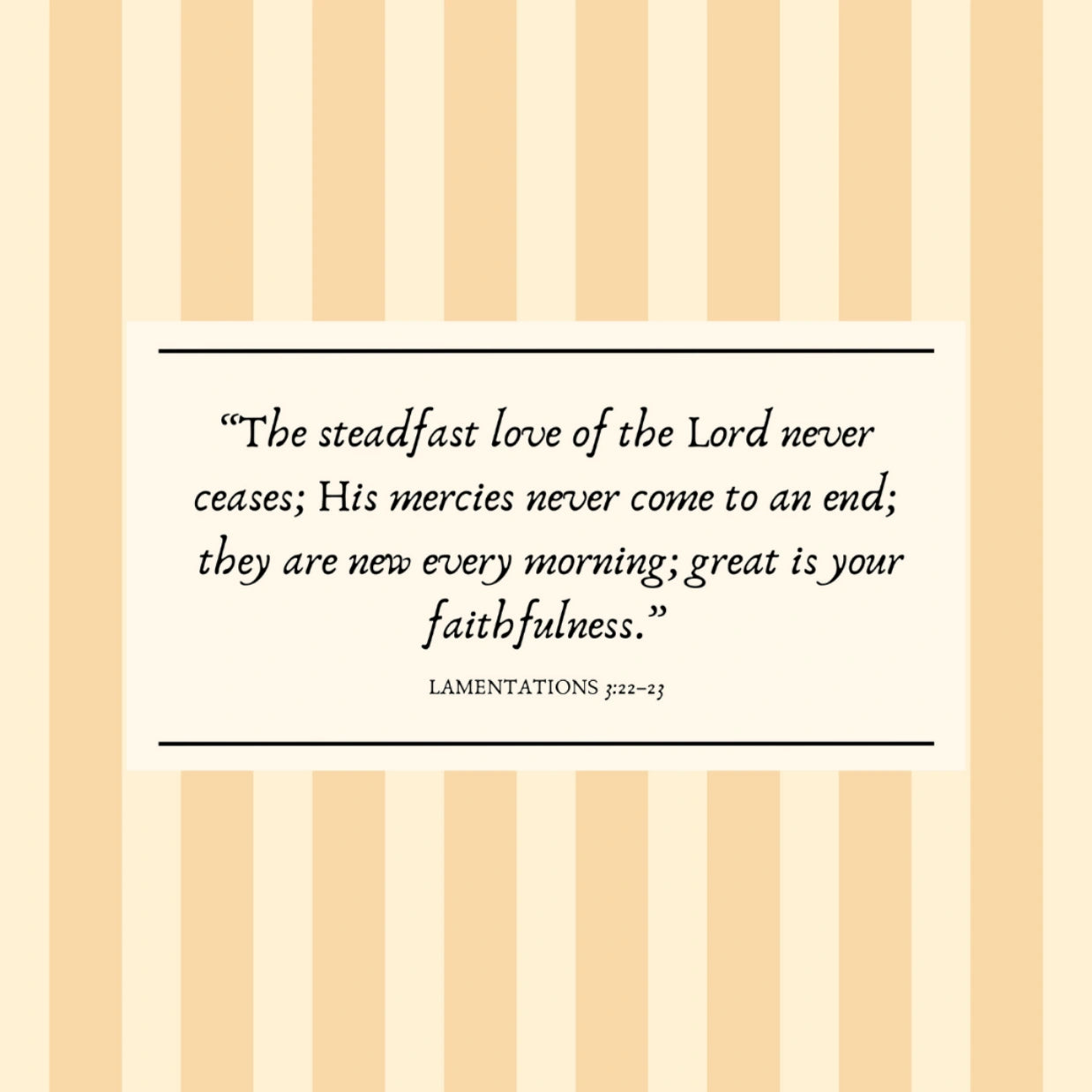 Poster minimalista basato sulla fede