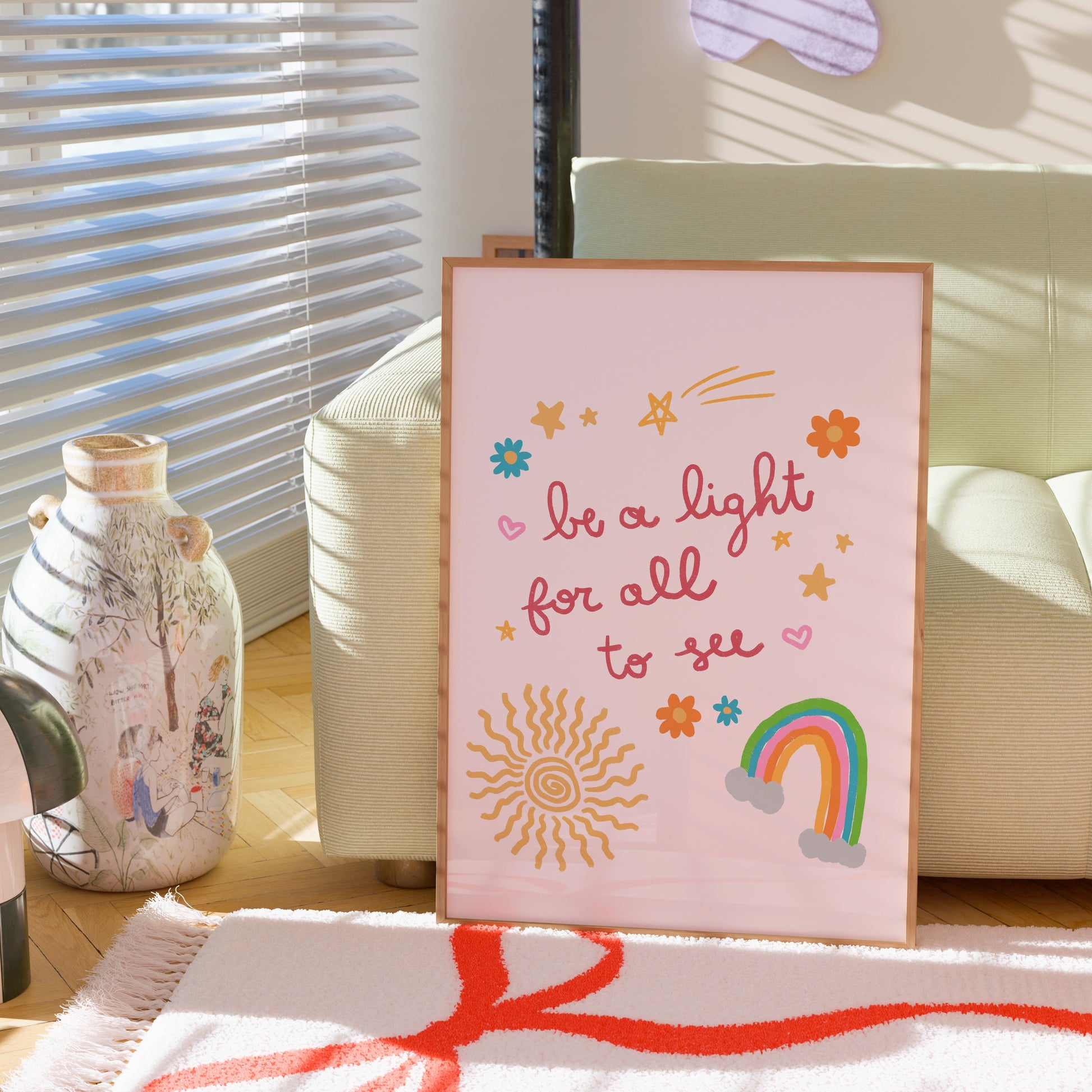 Sii una luce che tutti possano vedere - Decorazioni murali per la cameretta dei bambini cristiani