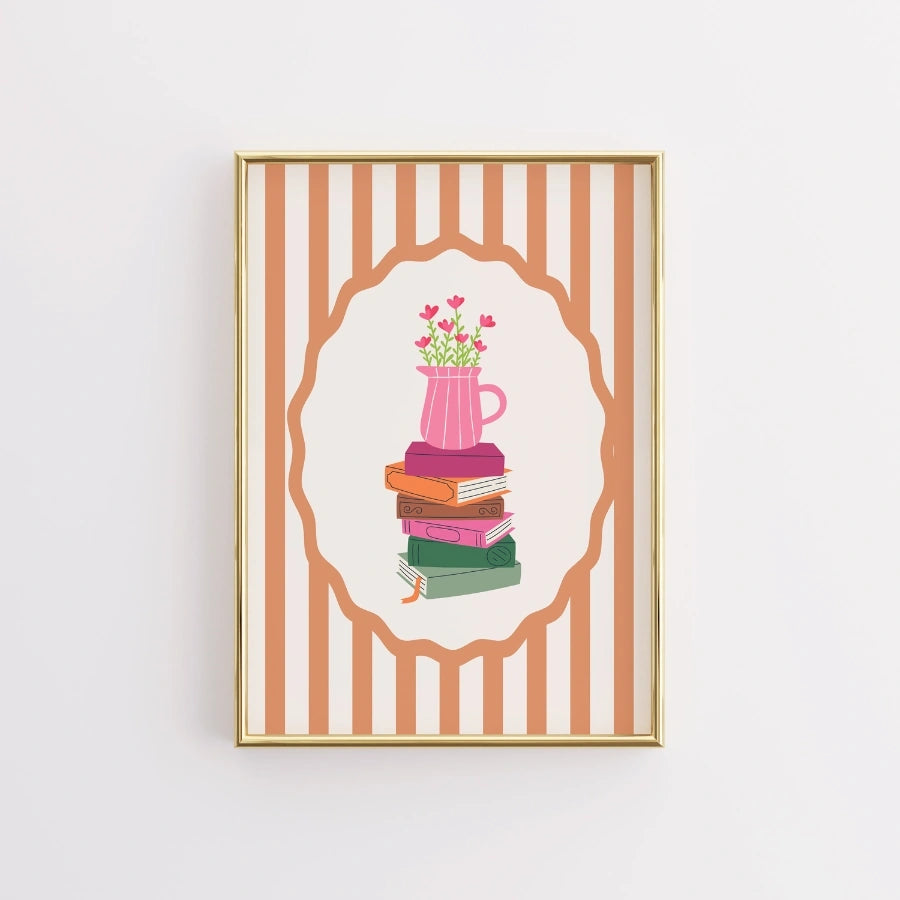 Libri e fiori – Decorazioni letterarie estetiche per lettori