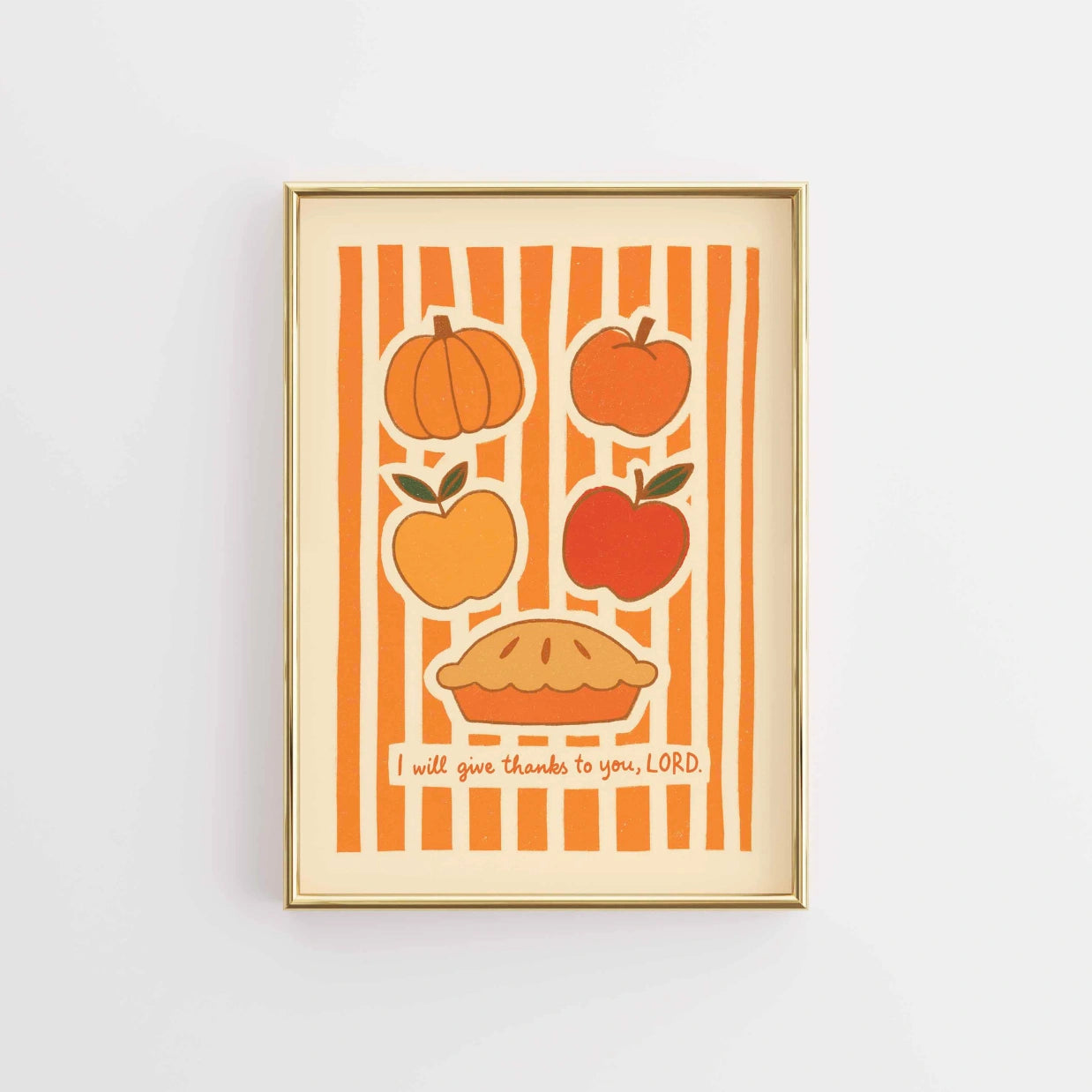 Poster con versetto biblico del Ringraziamento