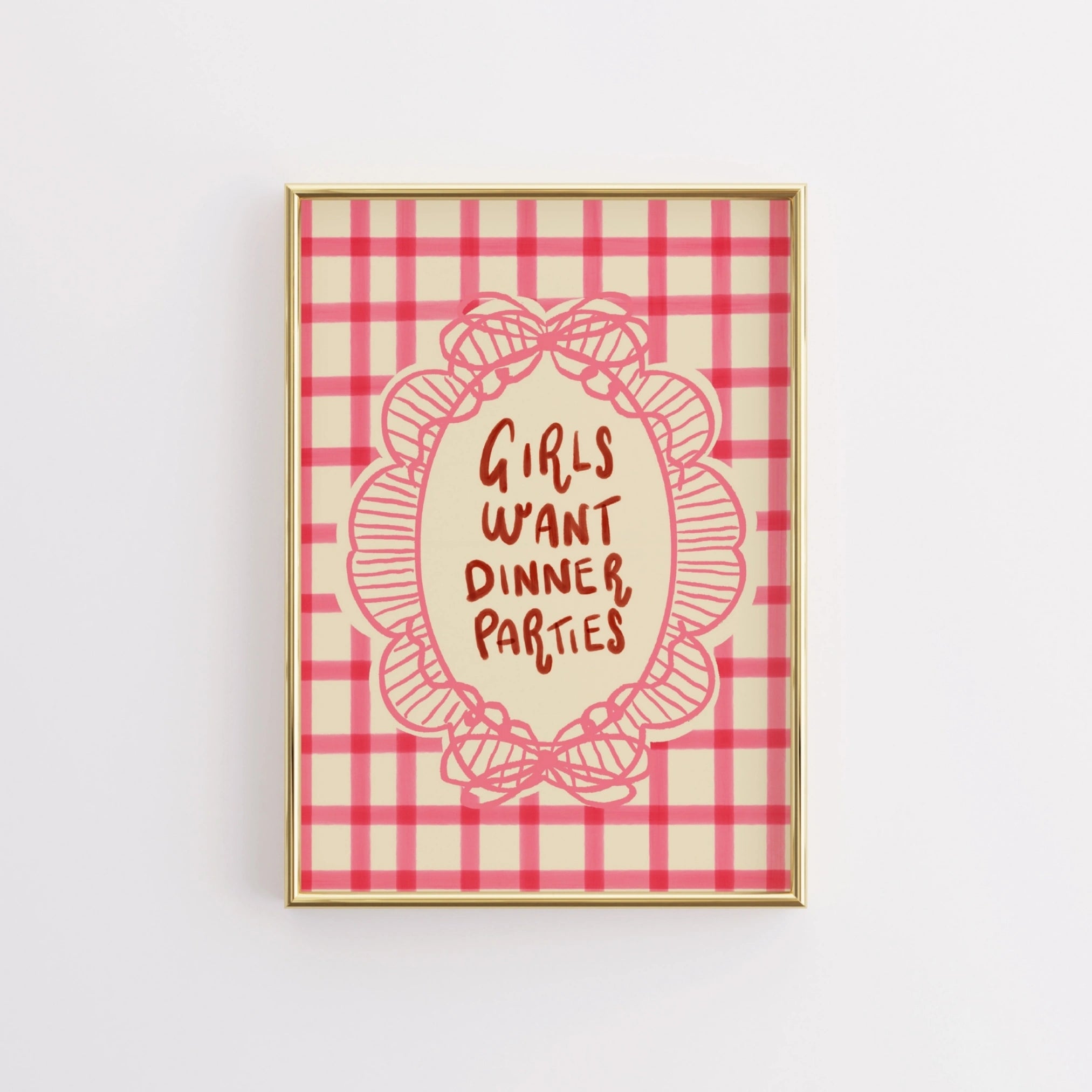 Decorazione murale per la tavola da pranzo italiana – Stampa di pasta, vino e cucina