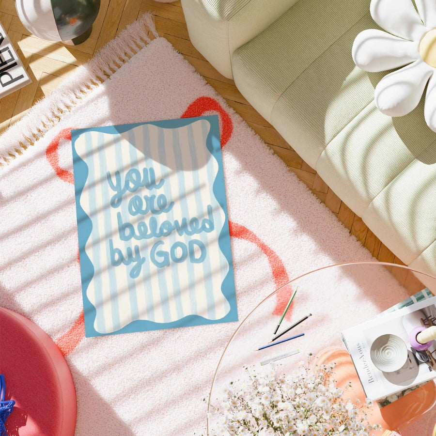 Sei amato da Dio - Stampa murale cristiana