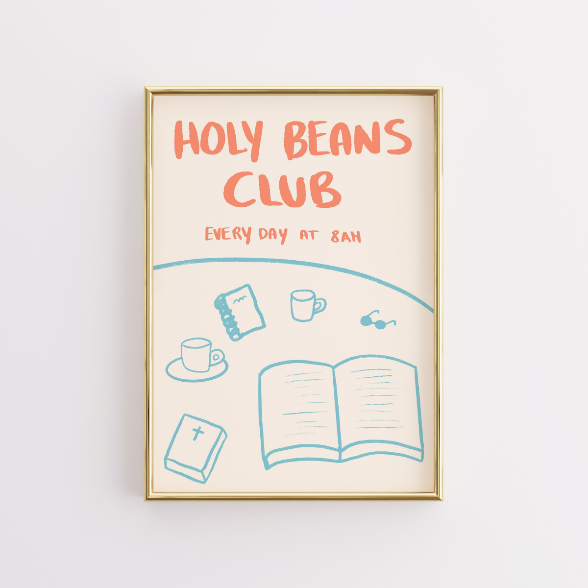 Holy Beans Club – Divertente stampa cristiana sul caffè