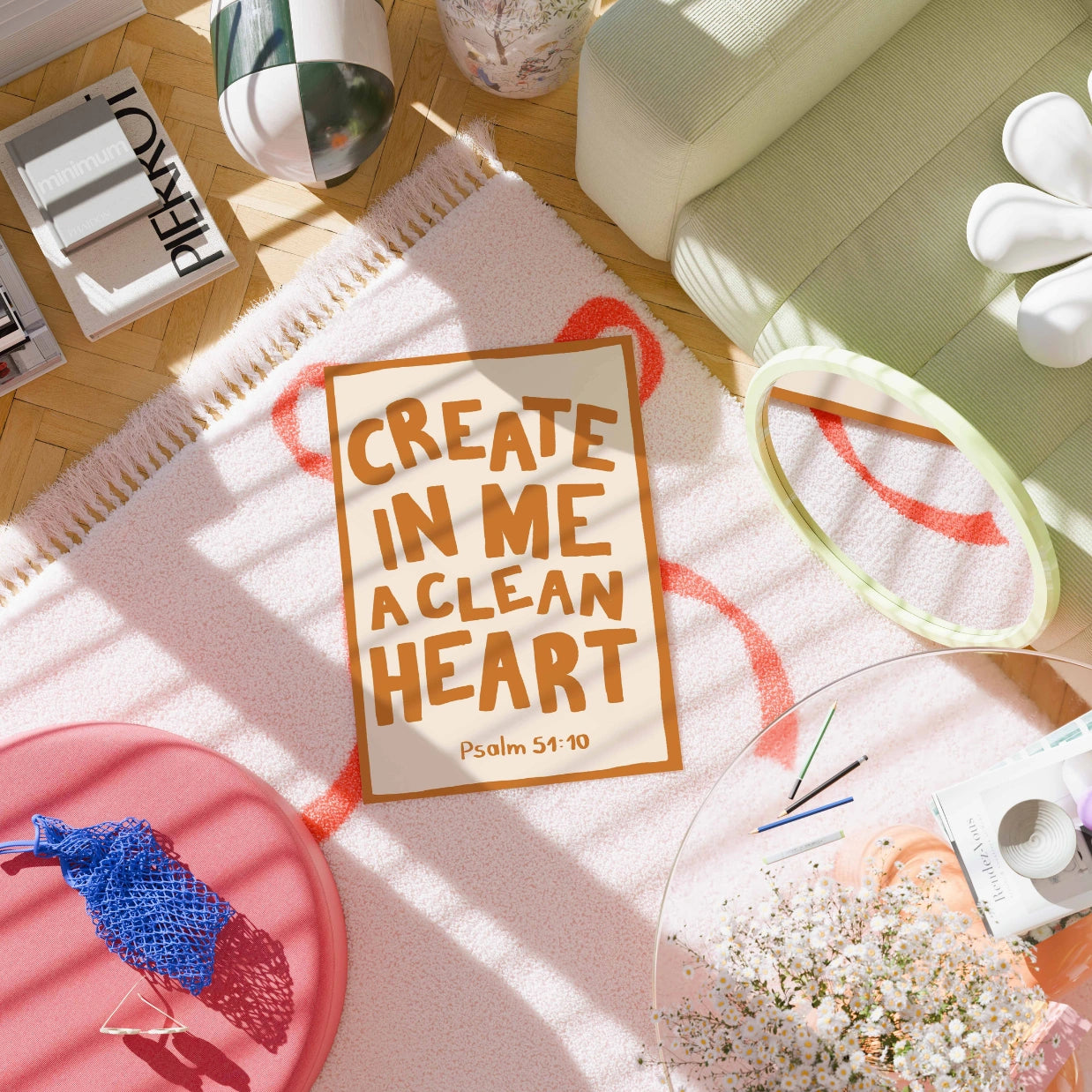 Decorazione con versetti della Bibbia