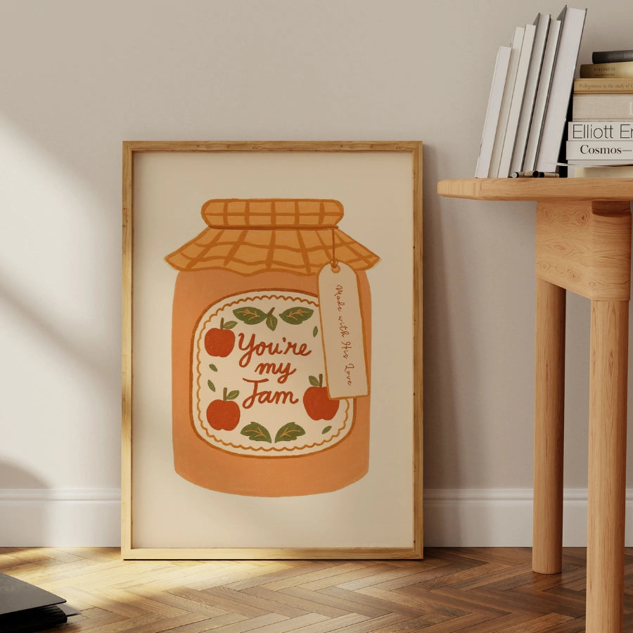 Arte murale "You're My Jam" - Decorazione accogliente per la casa ispirata alla fede