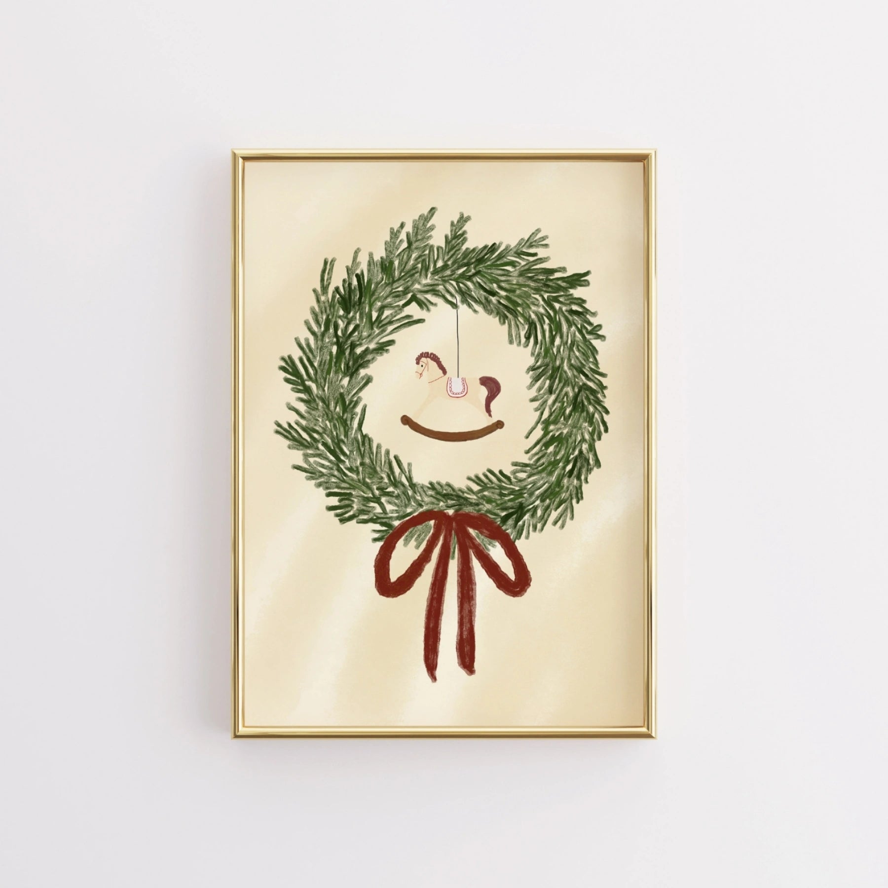 Ghirlanda di Natale a dondolo