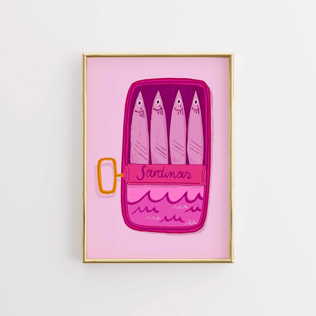 Sardine Wall Art – Stampa da cucina eccentrica