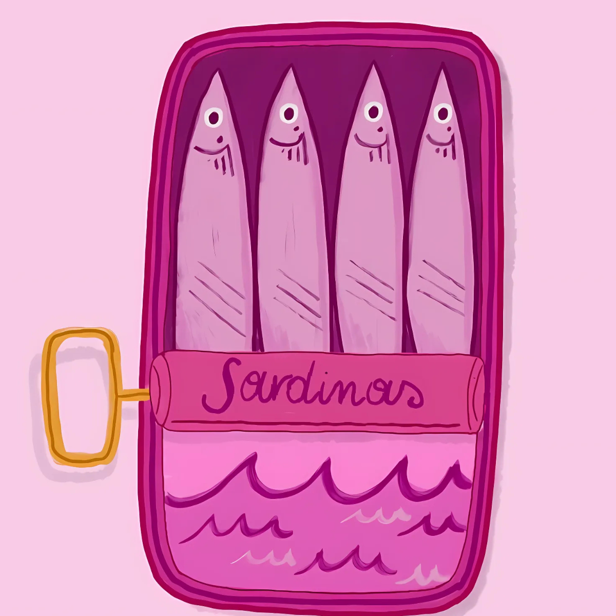 Sardine Wall Art – Stampa da cucina eccentrica