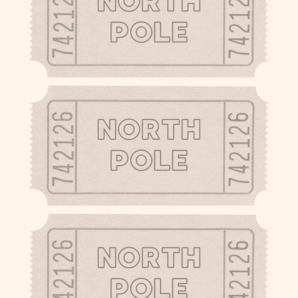 Biglietto d'ingresso al Polo Nord