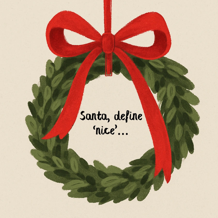 Ghirlanda natalizia con fiocco da parete – Decorazioni natalizie scandinave