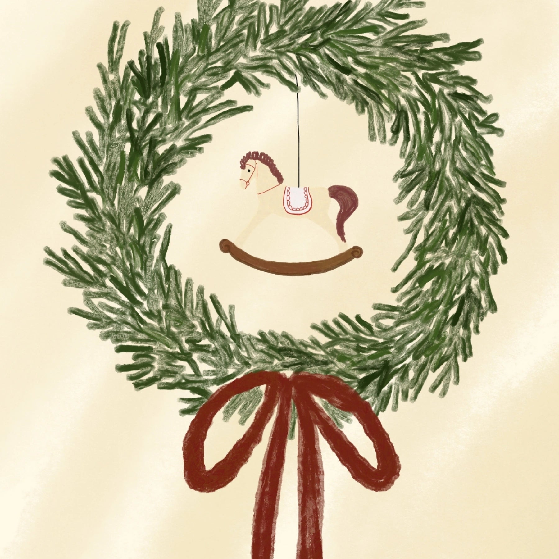 Ghirlanda di Natale a dondolo