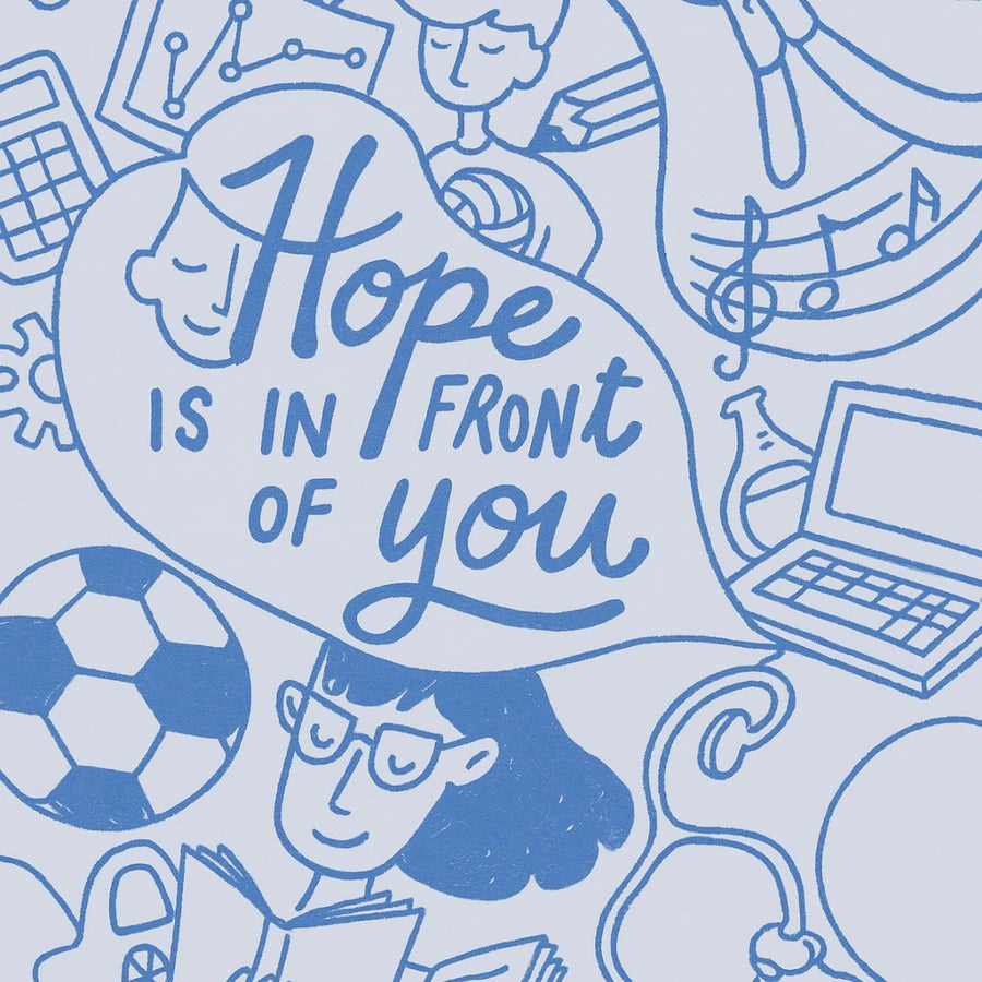 La speranza è di fronte a te - Stampa motivazionale cristiana