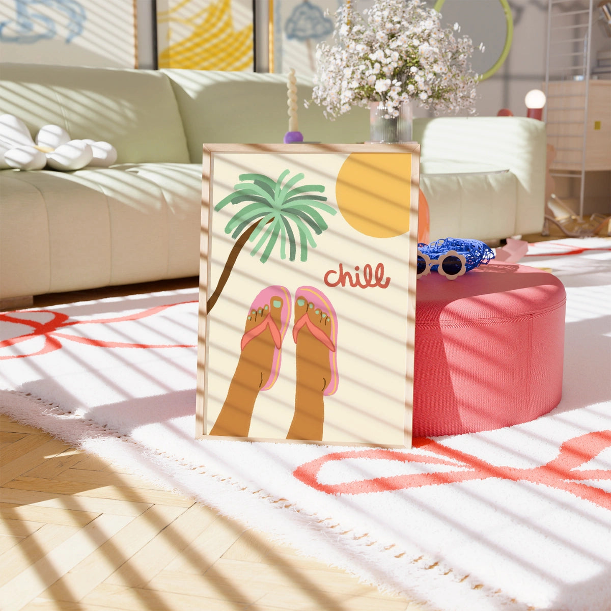 Chill Print – Arte murale per il relax estivo