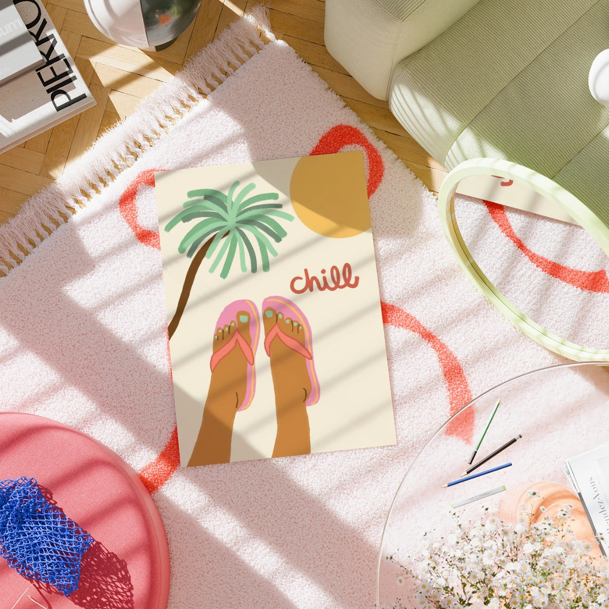 Chill Print – Arte murale per il relax estivo