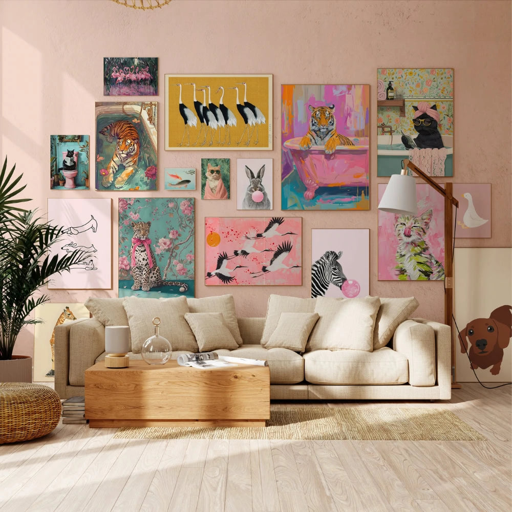 Animali massimalisti, oltre 430 stampe