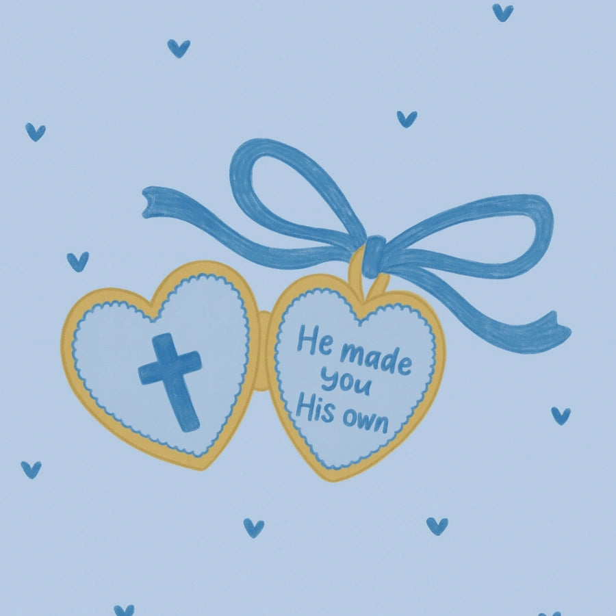 Ti ha reso la sua opera d'arte murale – Poster con citazione ispirata alla Bibbia