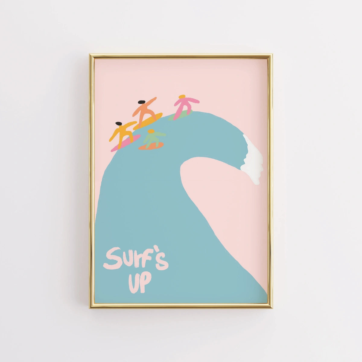 Stampa Surf's Up – Divertente decorazione murale a tema surf