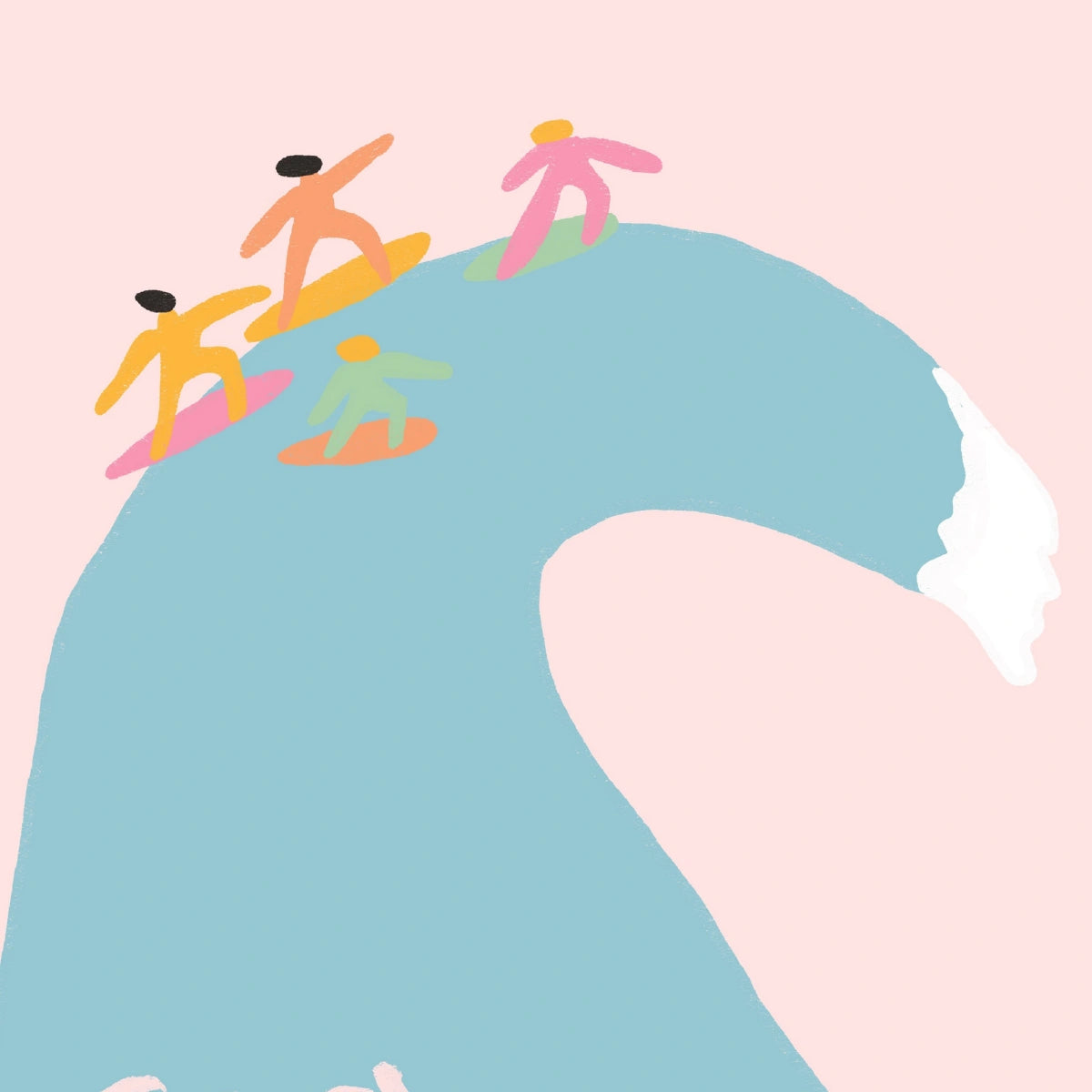 Stampa Surf's Up – Divertente decorazione murale a tema surf