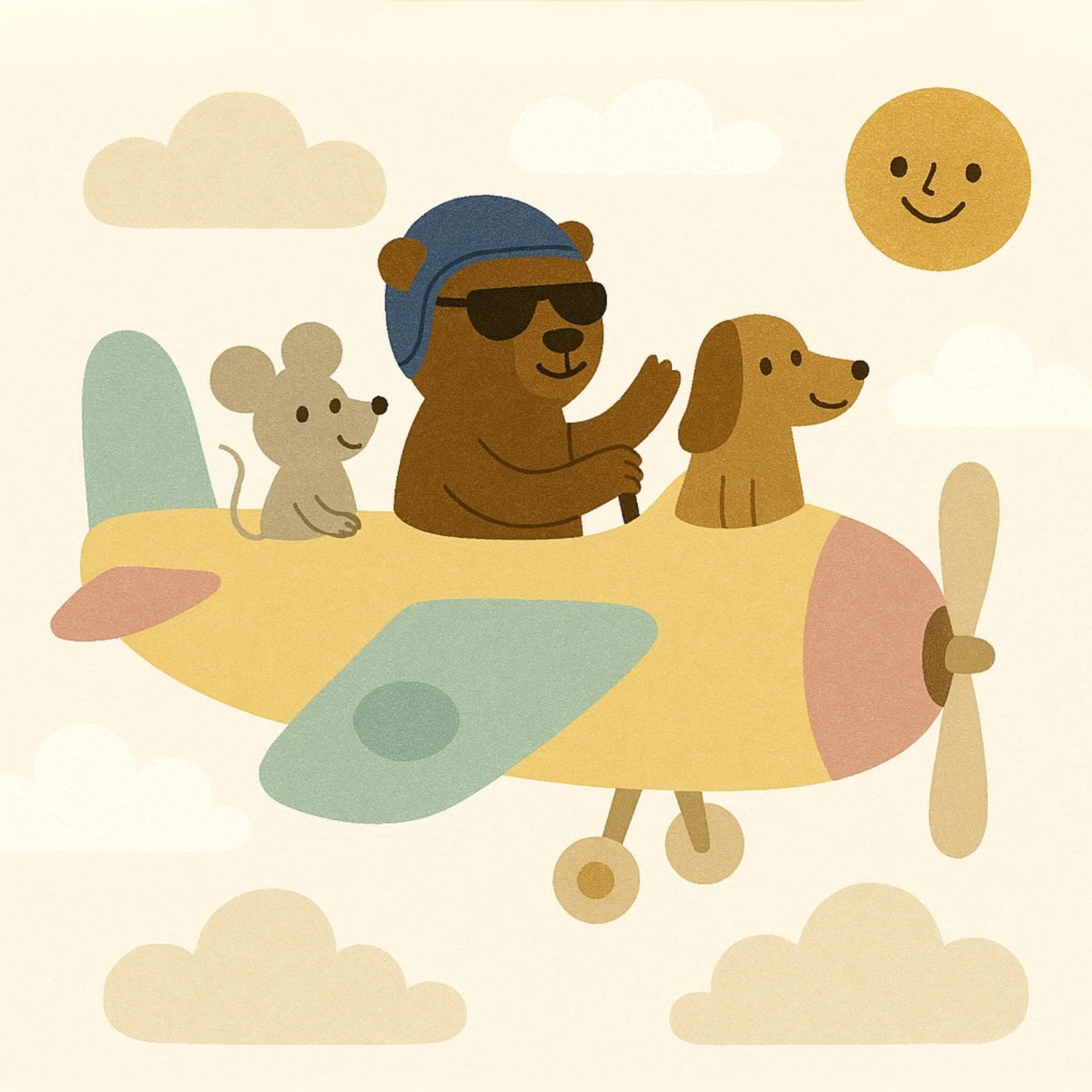 Stampa per la cameretta del piccolo esploratore