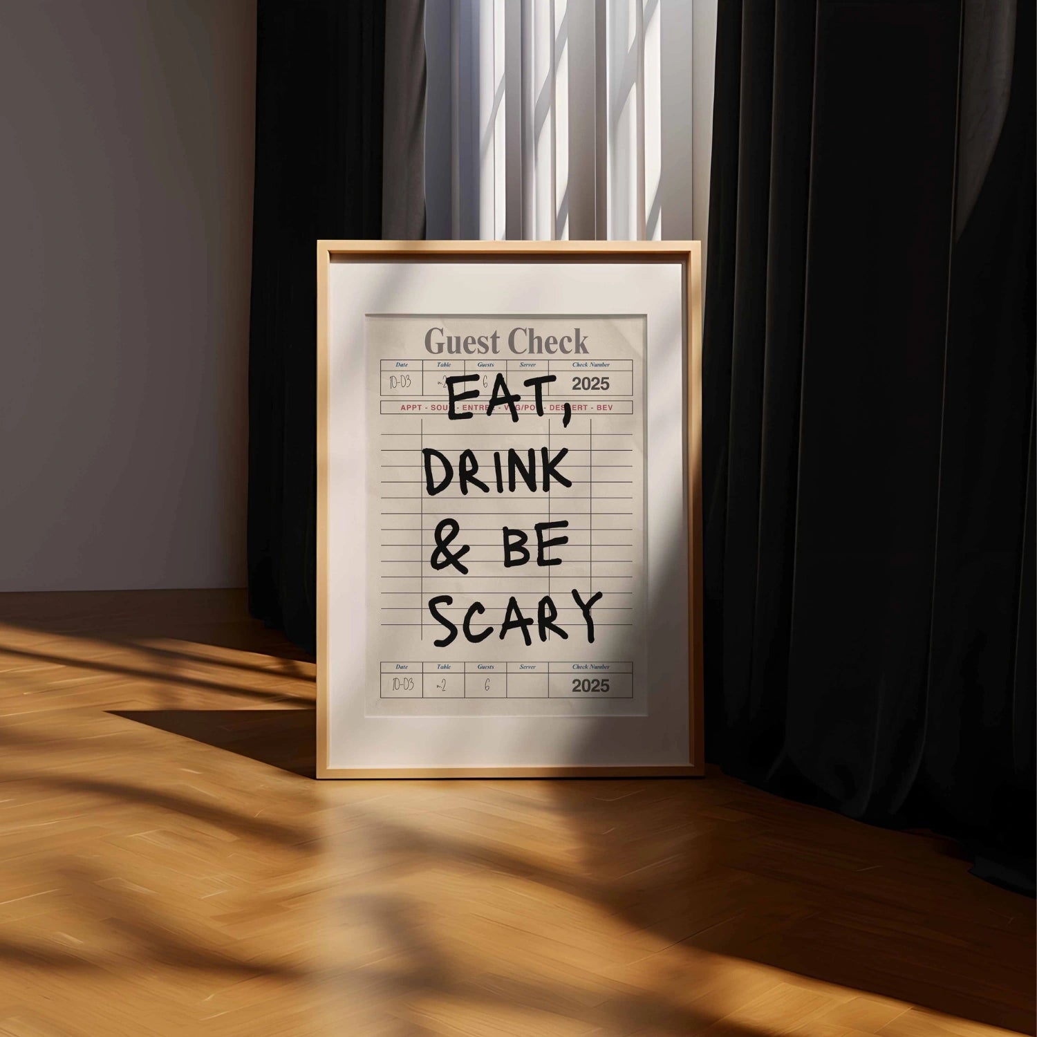 Stampa Mangia, Bevi e Sii Spaventoso - Divertente Halloween