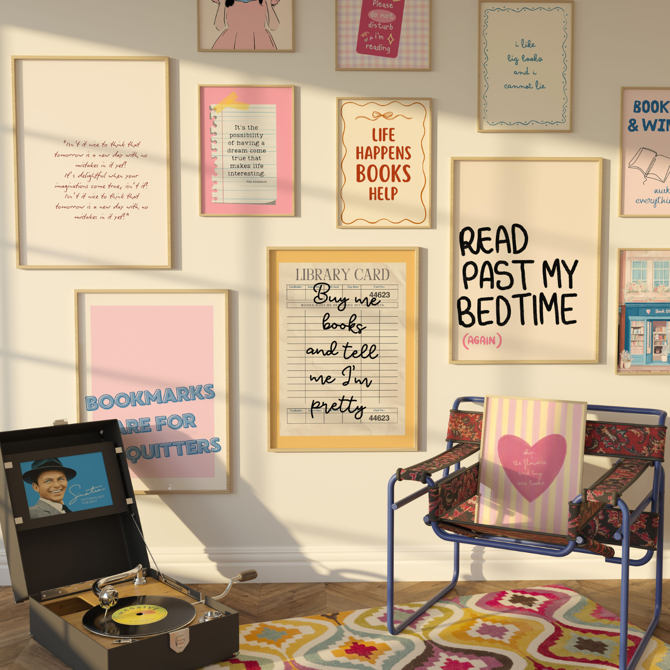 Decorazioni libresche fatte a mano, oltre 100 stampe