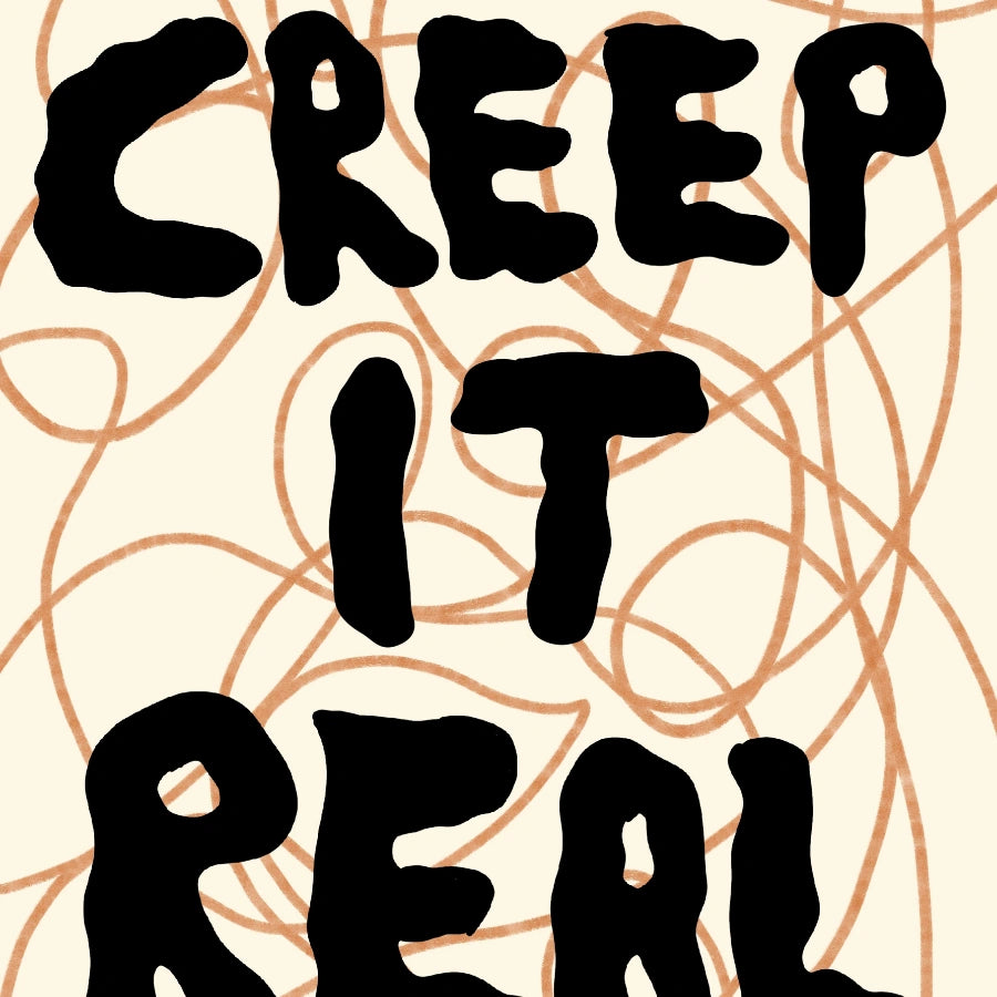 Creep It Real Wall Art – Stampa con citazione divertente di Halloween