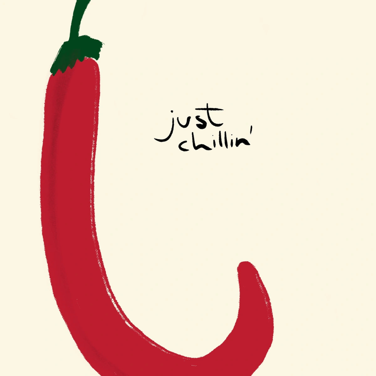 Just Chillin' Wall Art - Divertente stampa da cucina