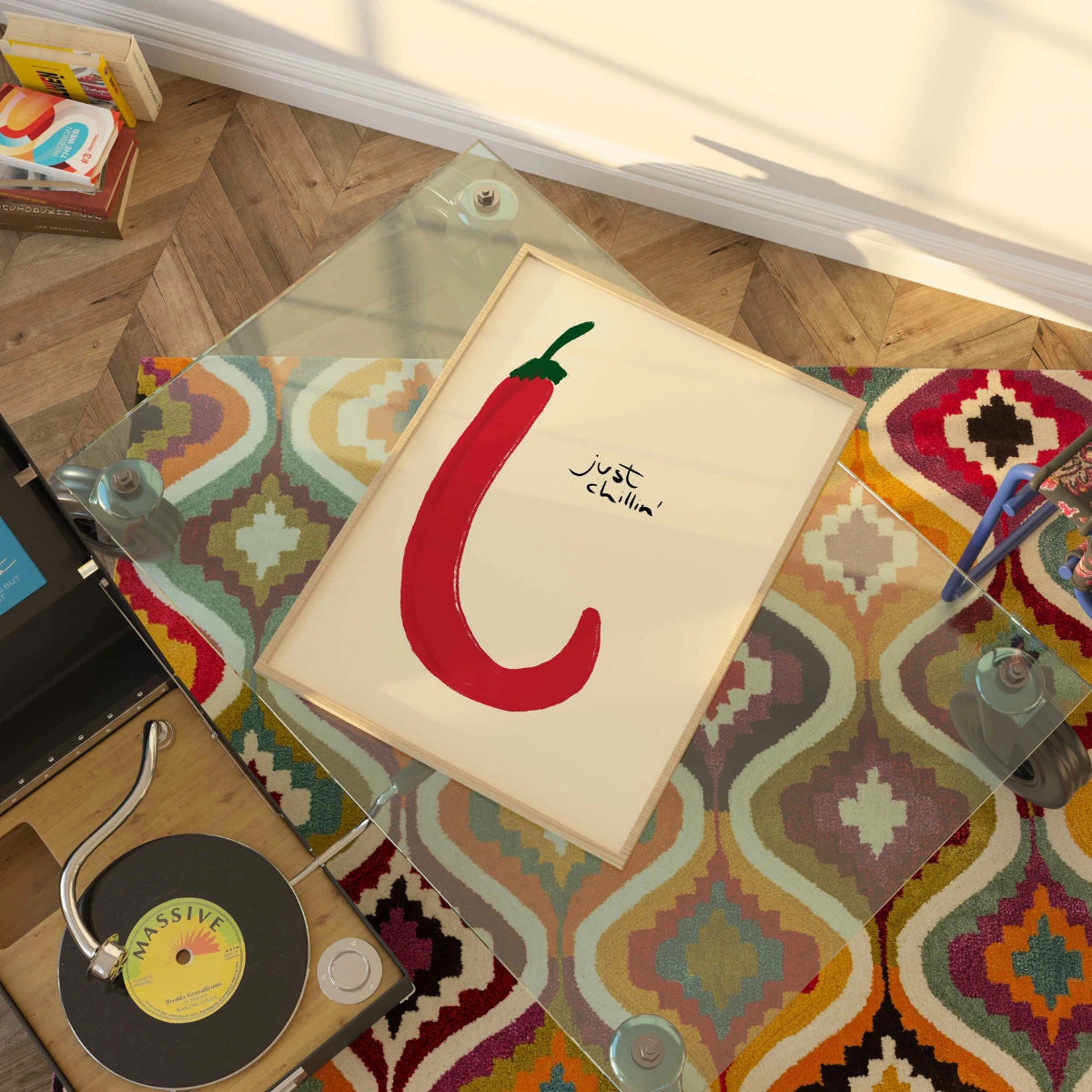 Just Chillin' Wall Art - Divertente stampa da cucina