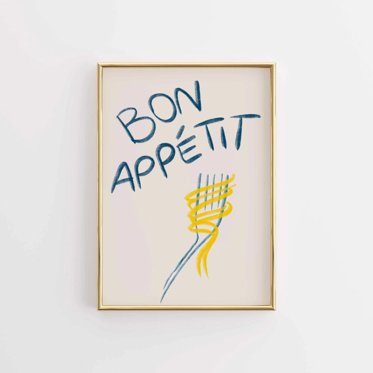 Bon Appétit Kitchen Wall Art – Stampa con citazione sul cibo