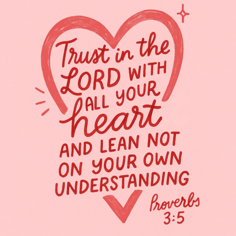 Poster con versetti della Bibbia – Opera d'arte ispiratrice basata sulle Scritture